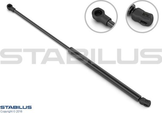 Амортизатор (упор) багажника Stabilus Lift-O-Mat® правый/левый для Volkswagen Golf IV 1997-2005. Артикул 7628LW