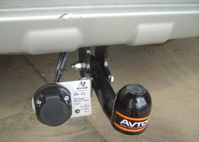 Фаркоп AvtoS для Nissan Pathfinder R51 2004-2014. Артикул NS 21