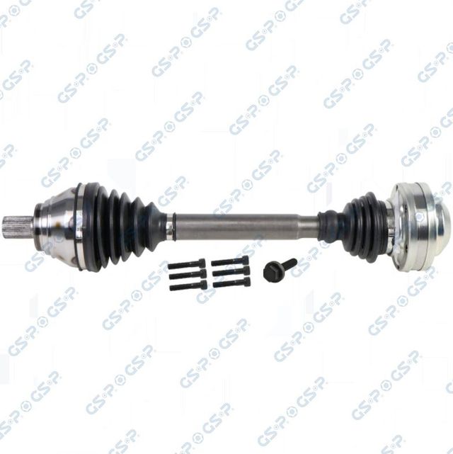 Полуось (привод в сборе, приводной вал) GSP для Volkswagen Golf VI 2007-2013. Артикул 261100