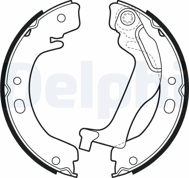 Тормозные колодки Delphi. Артикул LS2003