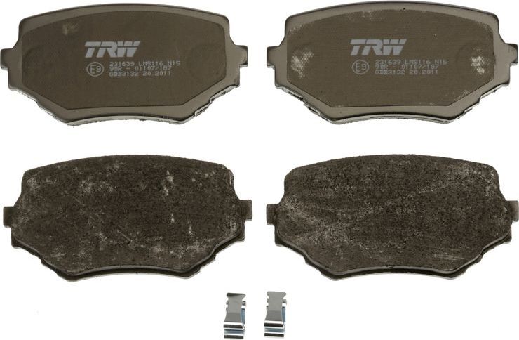 Тормозные колодки TRW COTEC. Артикул GDB3132