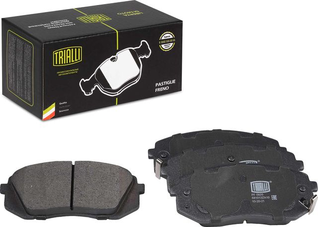 Тормозные колодки Trialli (Low-Metallic). Артикул PF 0820