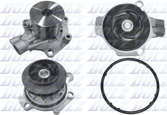 Помпа (водяной насос) Dolz для Audi A4 IV (B8) 2007-2015. Артикул A255E