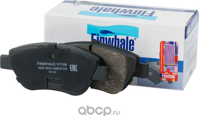 Колодки тормозные OPEL CORSA D 06> передние (Finwhale). Артикул V1104