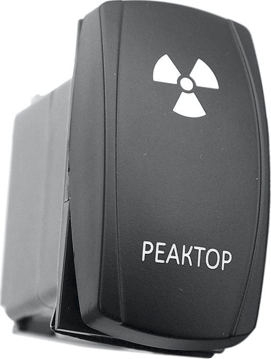 Переключатель РИФ включения/выключения РЕАКТОР с красной подсветкой. Артикул RIF22-1-2100900