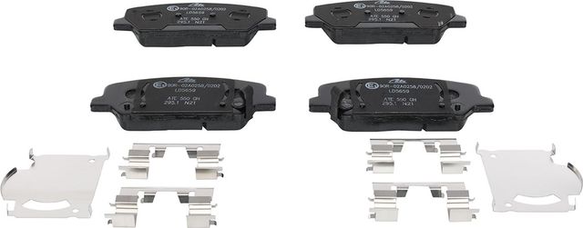 Тормозные колодки ATE Ceramic передние для Kia Ceed II 2015-2018. Артикул 13.0470-5659.2