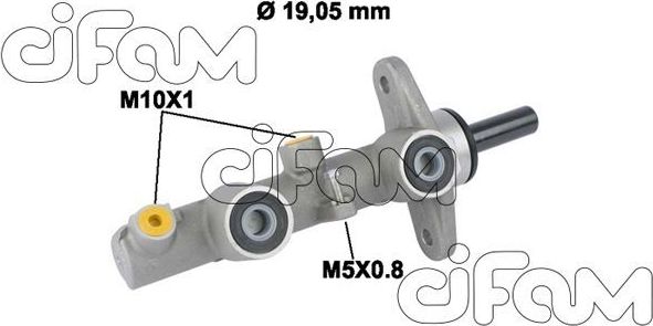 Тормозной цилиндр главный Cifam (алюминий). Артикул 202-813