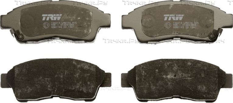 Тормозные колодки TRW COTEC передние для Toyota Scepter 1992-1996. Артикул GDB1143