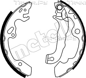 Тормозные колодки Metelli задние для Ford Focus I 1998-2004. Артикул 53-0133