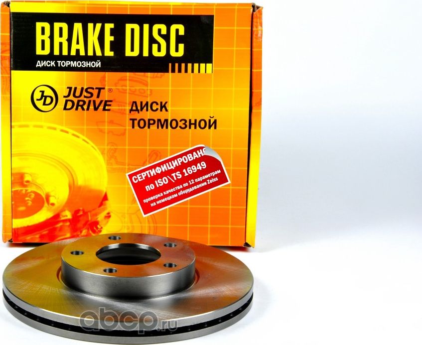 Диск тормозной передний DF4384 (278x25) 5 отв (Just Drive). Артикул JBD0058