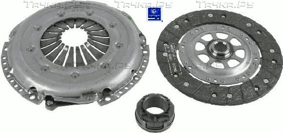 Сцепление (комплект) SACHS для Audi A4 II (B6) 2000-2004. Артикул 3000 844 701