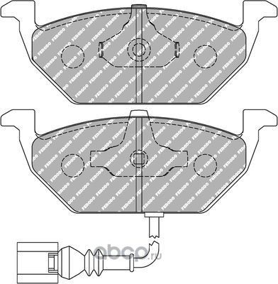 Колодки тормозные дисковые (Ferodo). Артикул FDS1398