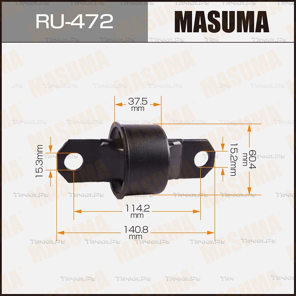 Сайлентблок заднего рычага подвески Masuma. Артикул RU-472
