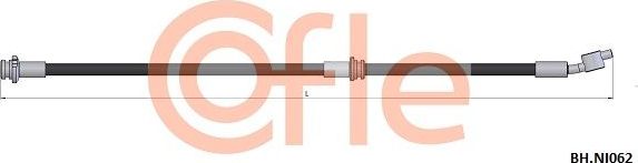 Тормозной шланг Cofle. Артикул 92.BH.NI062