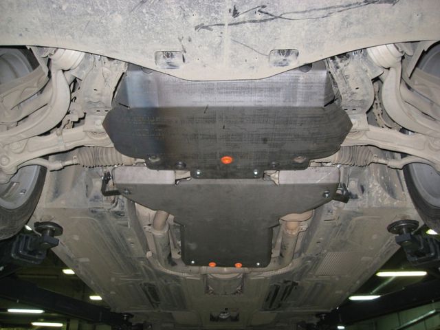 Защита алюминиевая Alfeco для картера и КПП Jaguar XF 2008-2011. Артикул ALF.44.01al