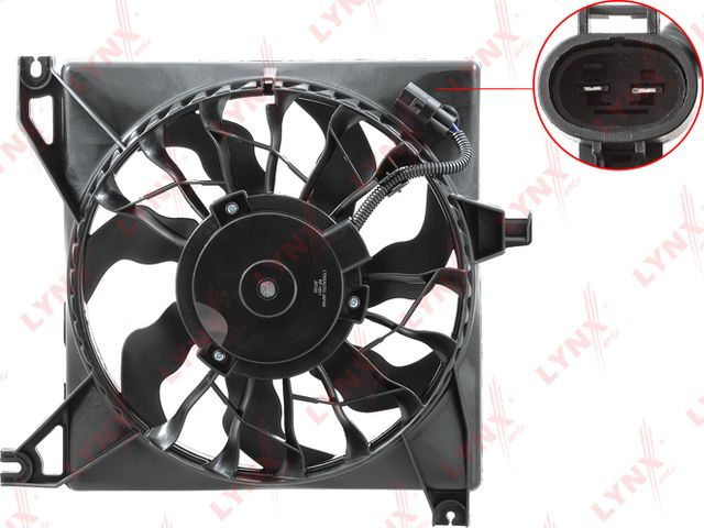 Вентилятор радиатора двигателя LYNXauto. Артикул RF-1601