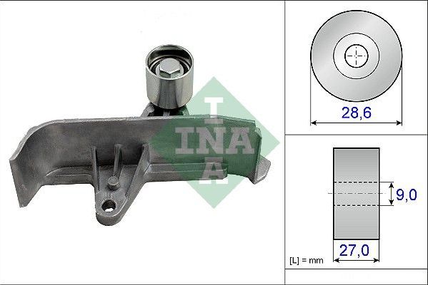 Направляющий (ведущий) ролик ремня ГРМ Ina. Артикул 532 0601 10