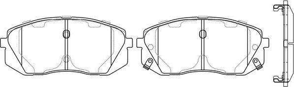 Тормозные колодки FIT. Артикул FP1295