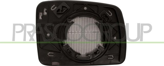 Зеркальное стекло бокового зеркала Prasco левое для Land Rover Discovery III 2004-2009. Артикул LR8007504