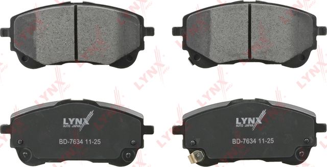Тормозные колодки LYNXauto передние для Toyota Corolla E210 2018-2026. Артикул BD-7634