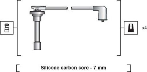 Высоковольтные провода (провода зажигания) (комплект) Magneti Marelli. Артикул 941318111103