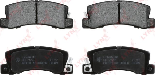 Тормозные колодки LYNXauto. Артикул BD-7557