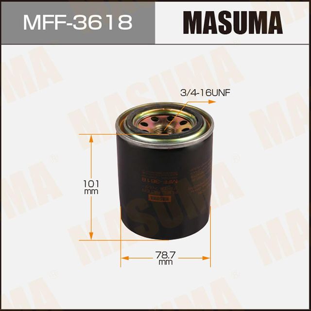Топливный фильтр Masuma. Артикул MFF-3618