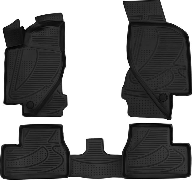 Коврики 3D Format c повышенной износостойкостью для салона Lada Granta I 2011-2026. Артикул FORMAT.F520250E1