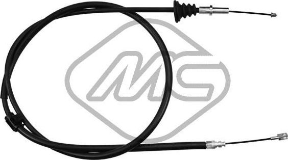 Трос ручника (тросик ручного тормоза) Metalcaucho правый для Volvo S70 1996-2000. Артикул 83583