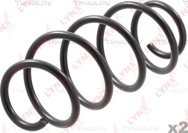 Пружина подвески LYNXauto передняя для Volkswagen Golf Plus I 2004-2013. Артикул SC-1089