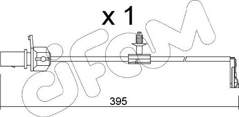 Датчик износа тормозных колодок  Metelli. Артикул SU.346
