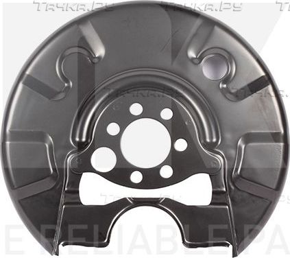 Кожух (щиток) тормозного диска NK задний левый для Volkswagen Passat B3 1988-1996. Артикул 2347121