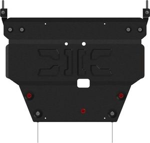 Защита Шериф (2 мм) для картера и КПП Changan CS35 Plus New 2023-2025. Артикул 28.5474