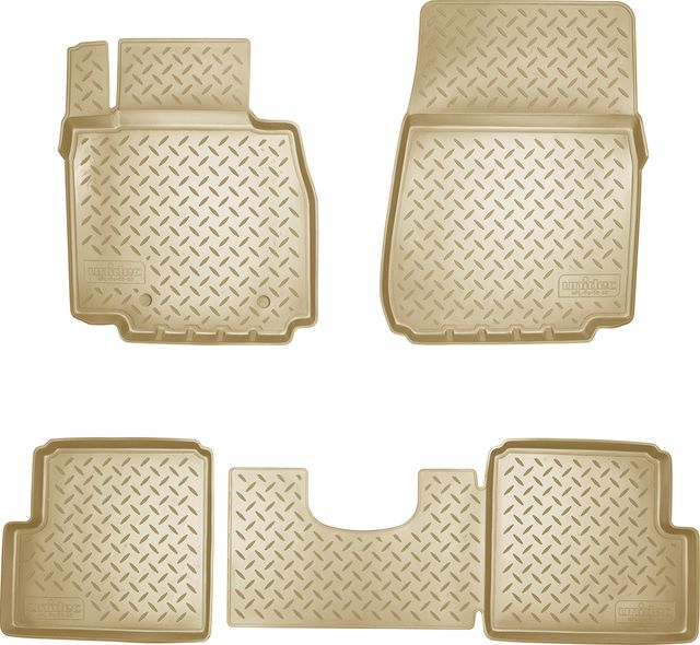 Коврики Норпласт для салона Mercedes-Benz G-Класс W463 1989-2000 БЕЖЕВЫЕ. Артикул NPL-Po-56-60-B