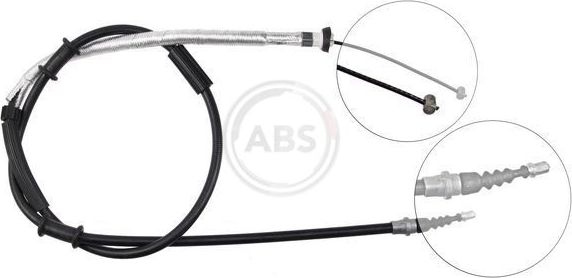 Трос ручника (тросик ручного тормоза) ABS. Артикул K19777