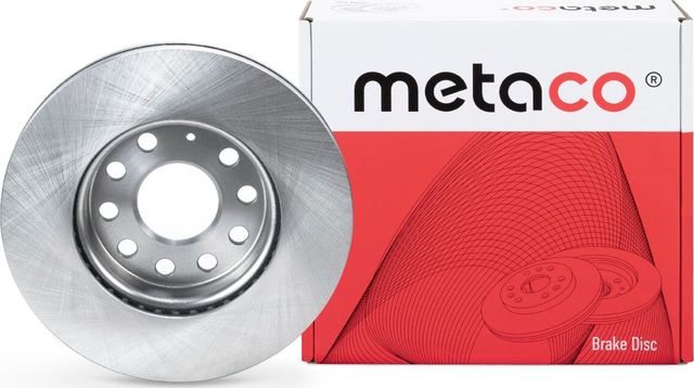 Диск тормозной передний вентилируемый (Metaco). Артикул 3050365