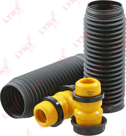 Комплект отбойников и пыльников амортизаторов (стоек) LYNXauto передний для Volkswagen Golf Plus I 2004-2013. Артикул PR-7237