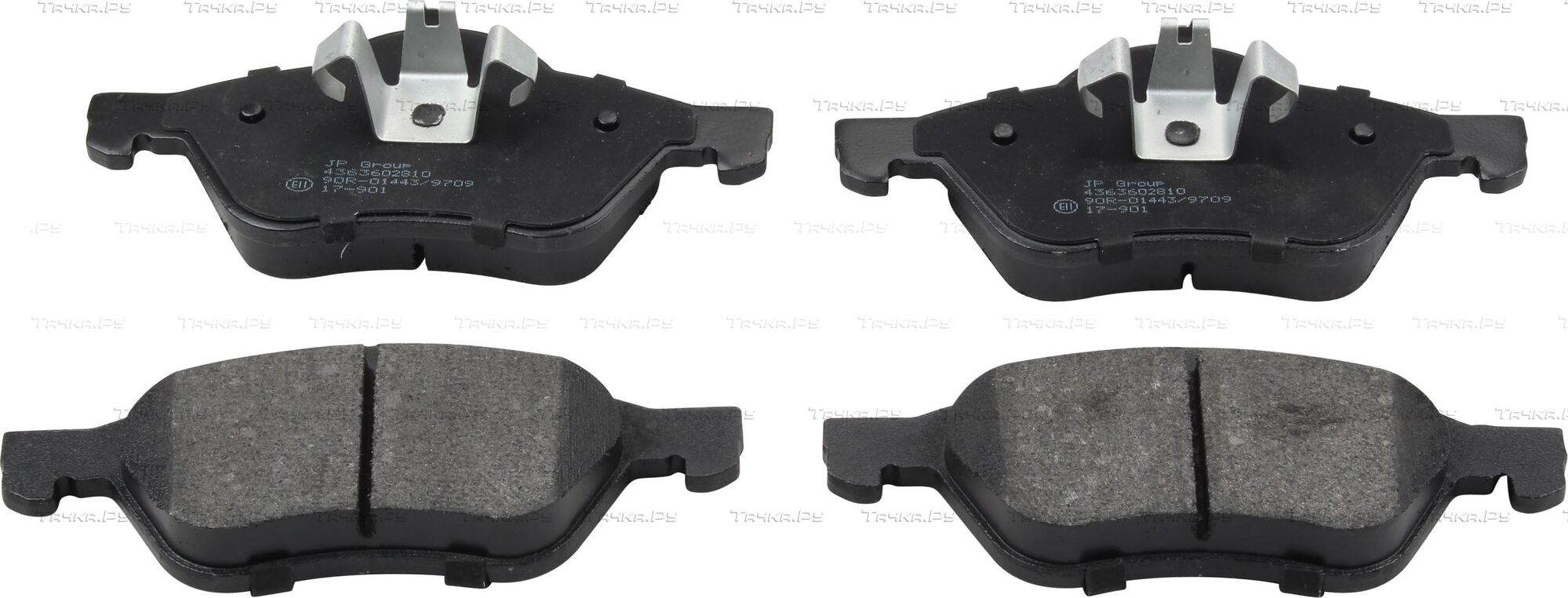Тормозные колодки JP Group передние для Renault Scenic II 2005-2008. Артикул 4363602810