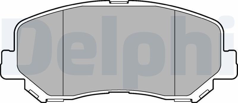 Тормозные колодки Delphi (Low-Metallic). Артикул LP3269
