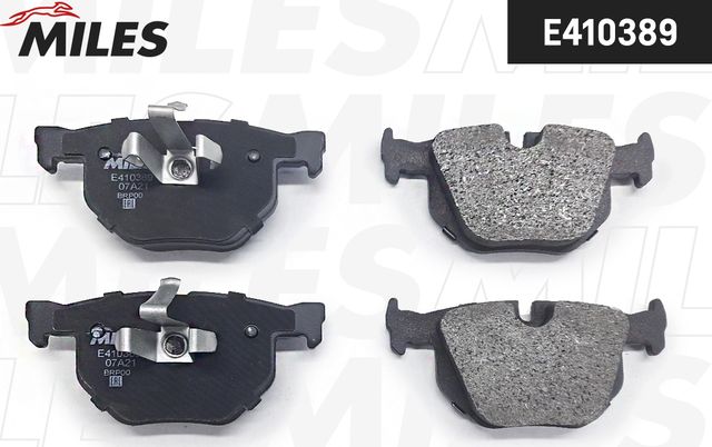 Тормозные колодки Miles (Low-Metallic). Артикул E410389