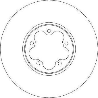 Тормозной диск TRW. Артикул DF6921S