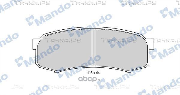 Колодки торм. (Mando). Артикул MBF015845