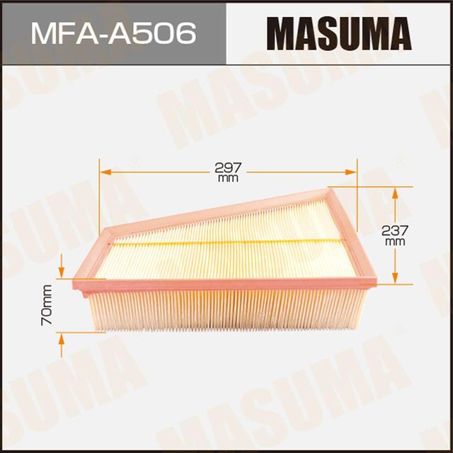 Воздушный фильтр Masuma. Артикул MFA-A506