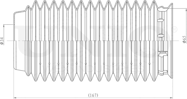 Пыльник амортизатора (Unio). Артикул DUC-10017