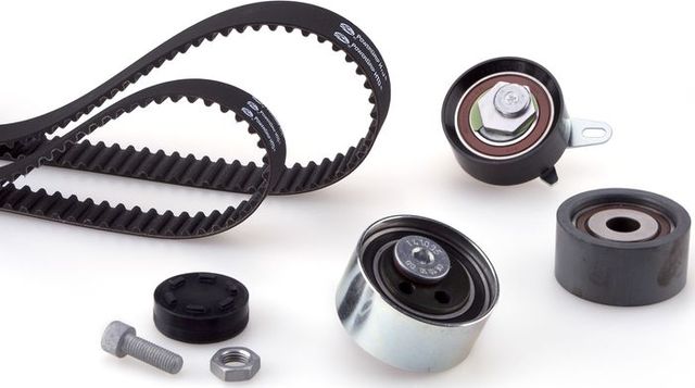 Ремень ГРМ с роликами (комплект) Gates PowerGrip® для Audi A6 allroad I (C5) 2000-2005. Артикул K015557XS