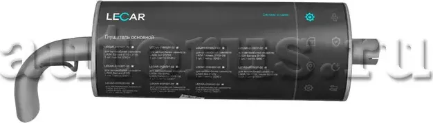 ГЛУШИТЕЛЬ ВАЗ-2123 LECAR Lecar. Артикул LECAR016092702