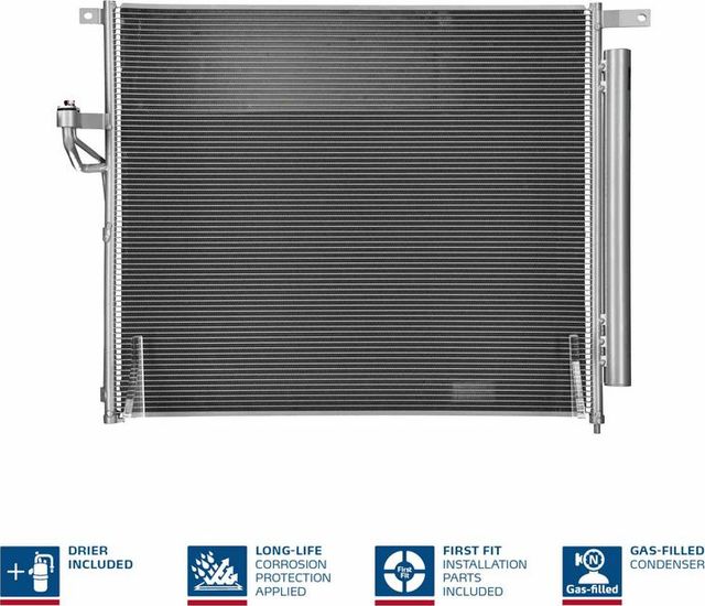 Радиатор кондиционера (конденсатор) Nissens (алюминий) для Ford Ranger III 2011-2015. Артикул 940266