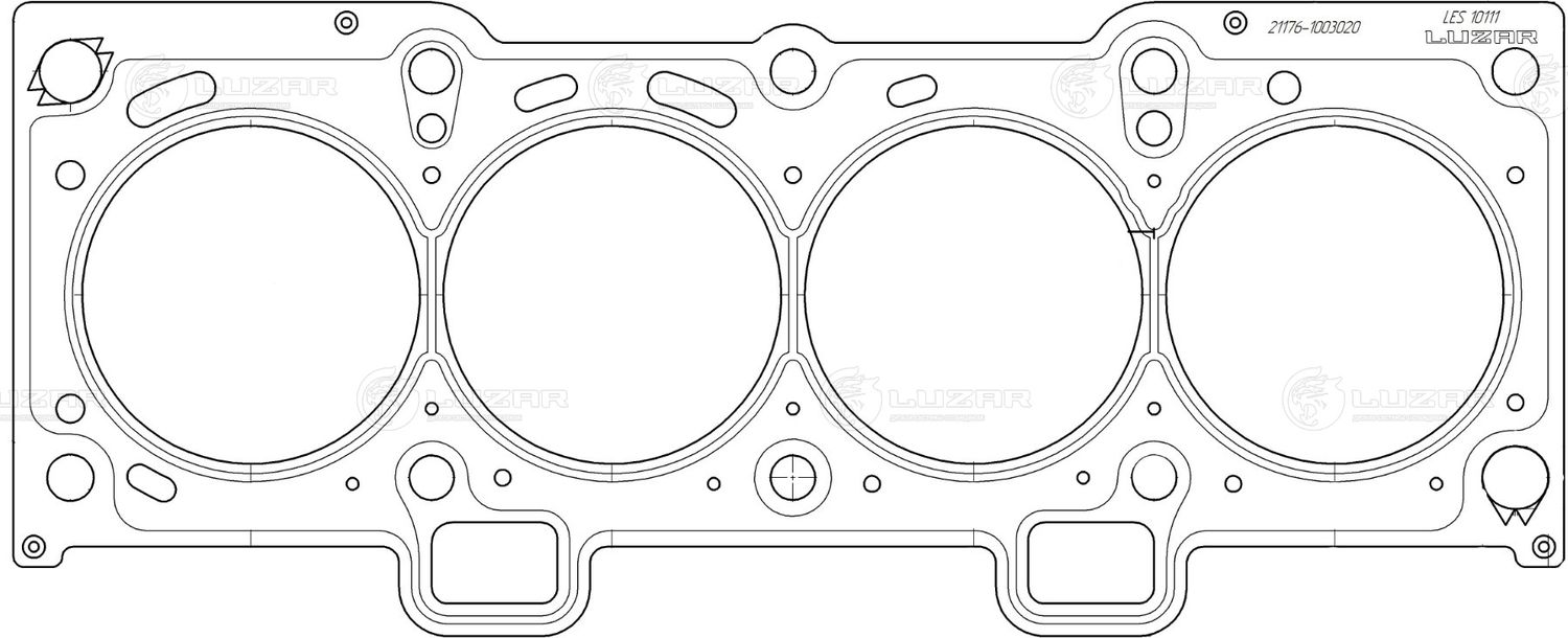 Прокладка ГБЦ Luzar. Артикул LES 10111