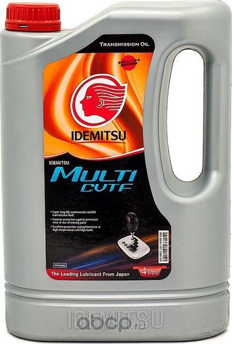 Масло трансмиссионное синтетическое Multi CVTF, 4л (Idemitsu). Артикул 30041107746