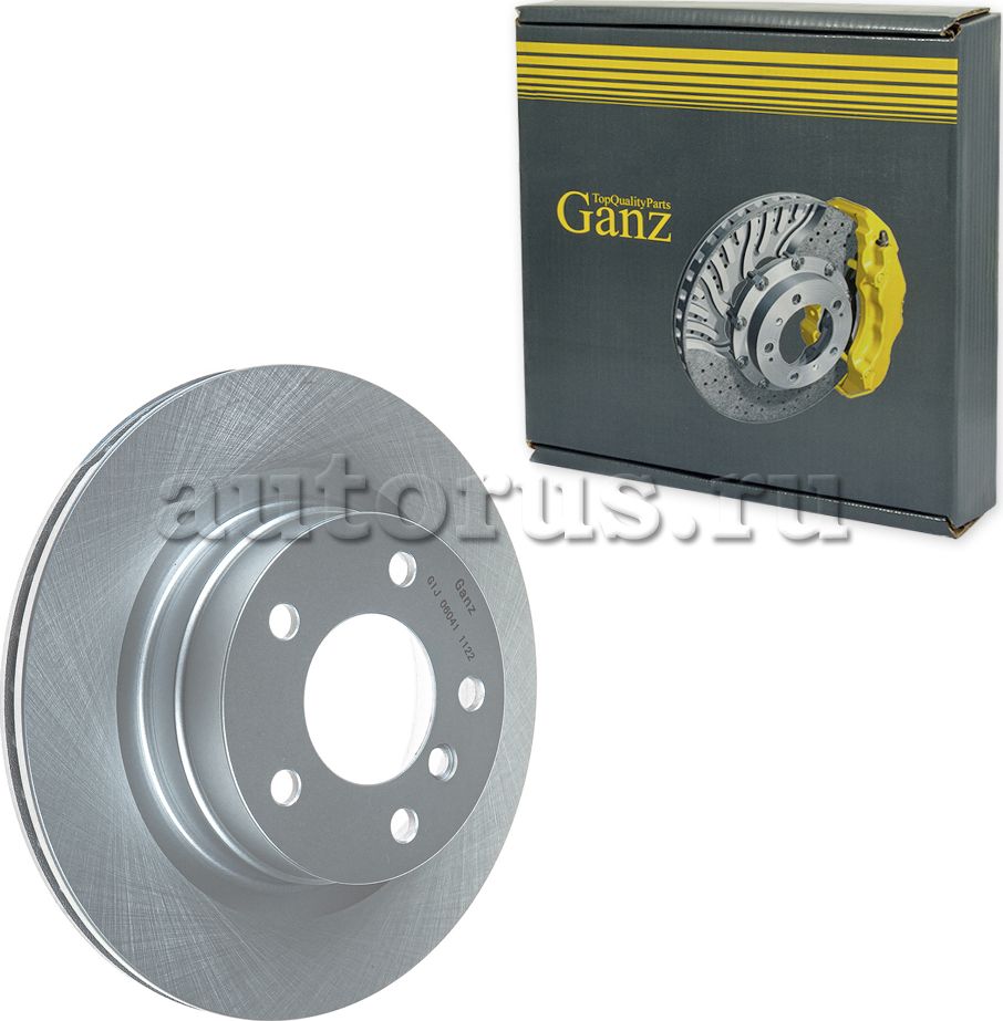 Диск тормозной задний (Ganz). Артикул GIJ06041